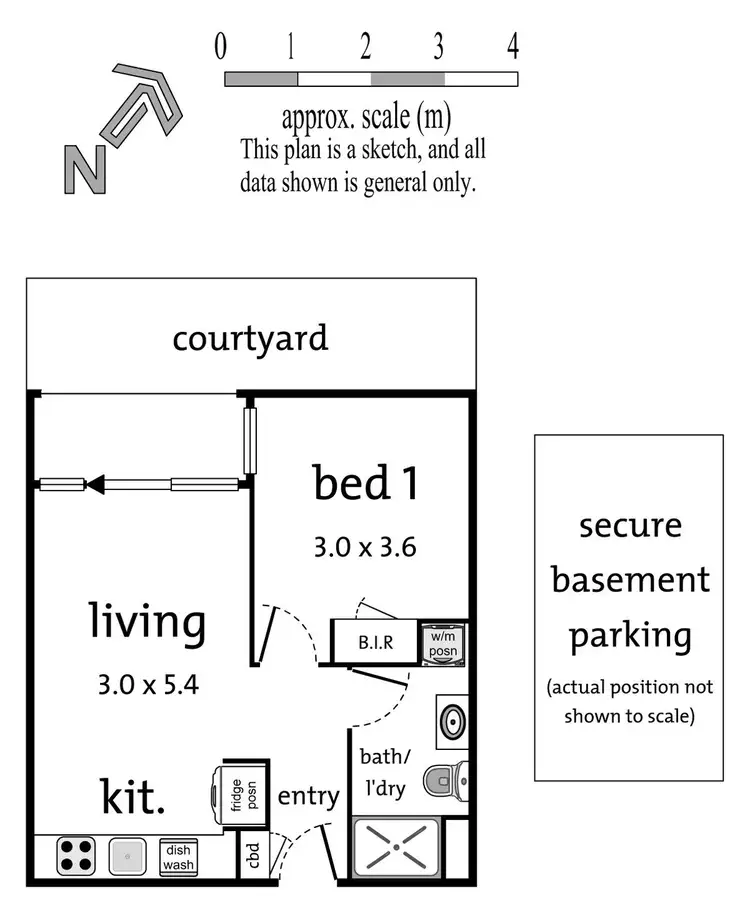 Floorplan of Homely apartment listing, 120B/1-19 Colombo Street, Mitcham VIC 3132