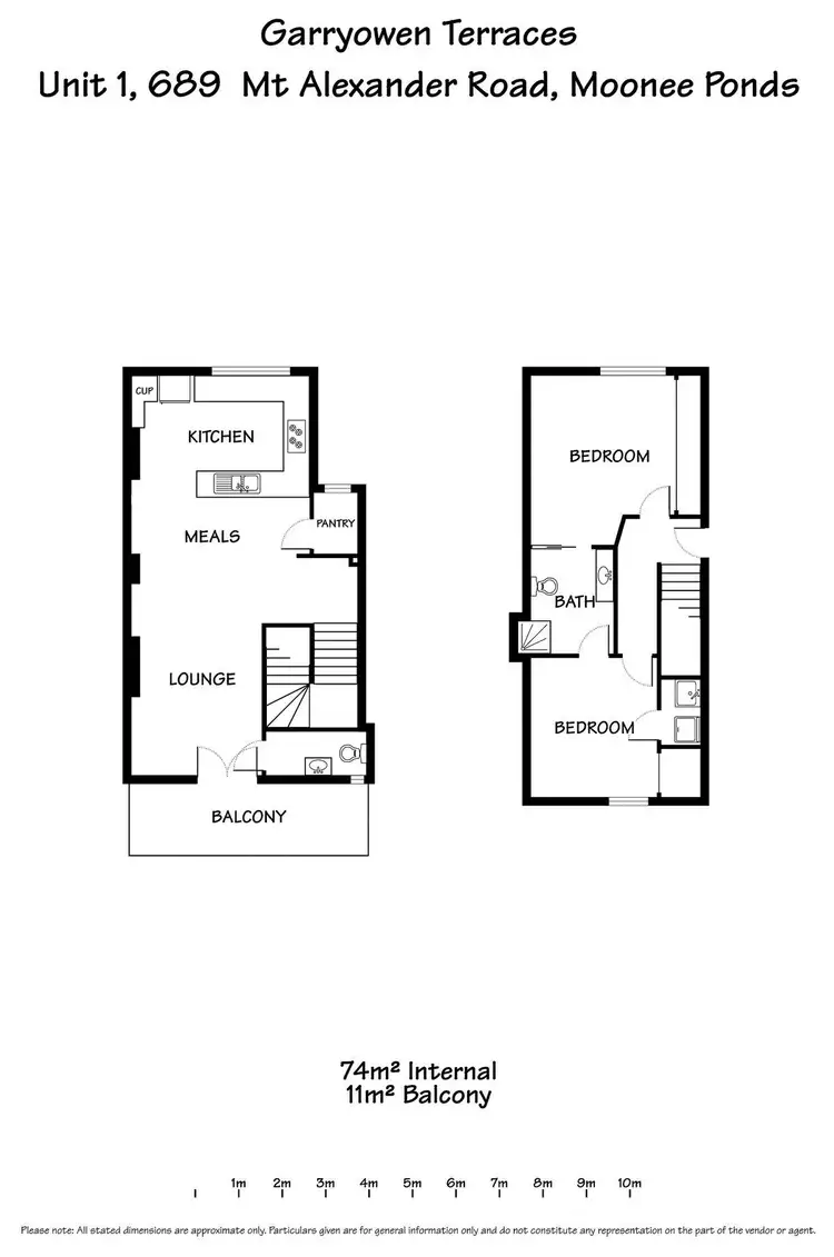 Floorplan of Homely apartment listing, 1/689 Mount Alexander Road, Moonee Ponds VIC 3039