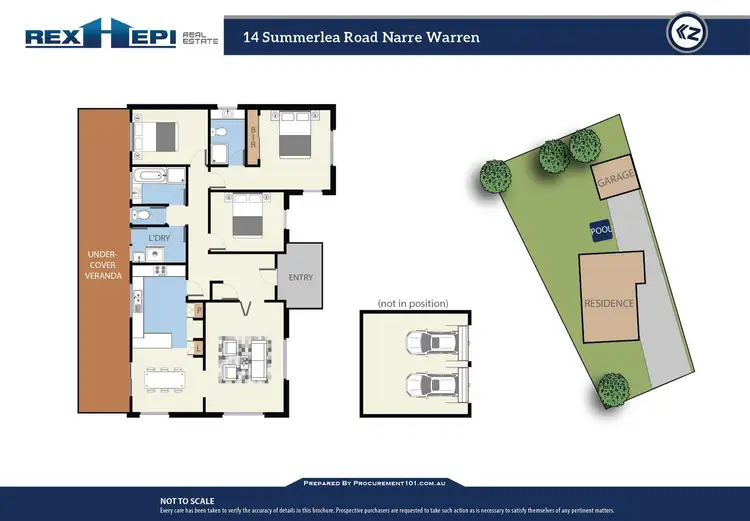 Floorplan of Homely house listing, 14 Summerlea Road, Narre Warren VIC 3805