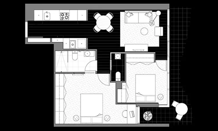 Floorplan of Homely apartment listing, 4-14/35 Albert Road, Melbourne VIC 3004
