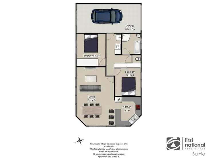 Floorplan of Homely unit listing, 2/48 Richardson Crescent, Park Grove TAS 7320