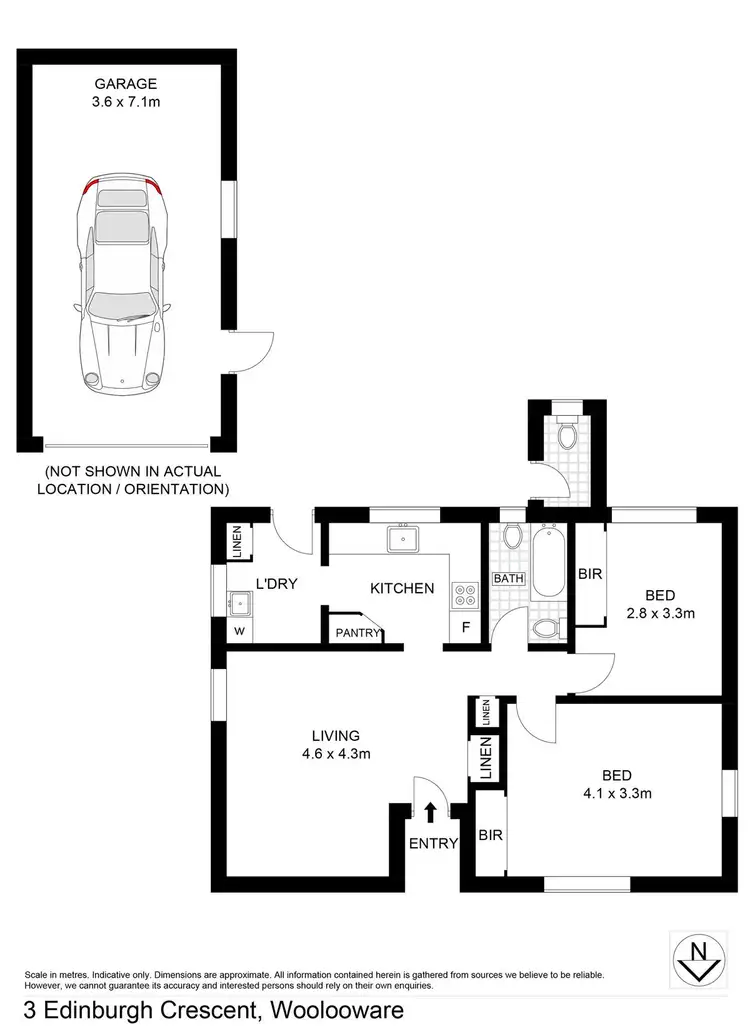 Floorplan of Homely house listing, 3 Edinburgh Crescent, Woolooware NSW 2230