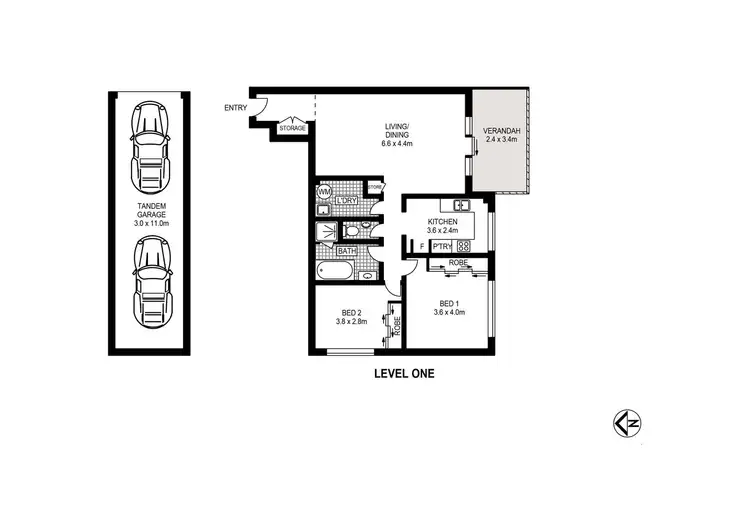 Floorplan of Homely unit listing, 51/192-200 Vimiera Road, Marsfield NSW 2122