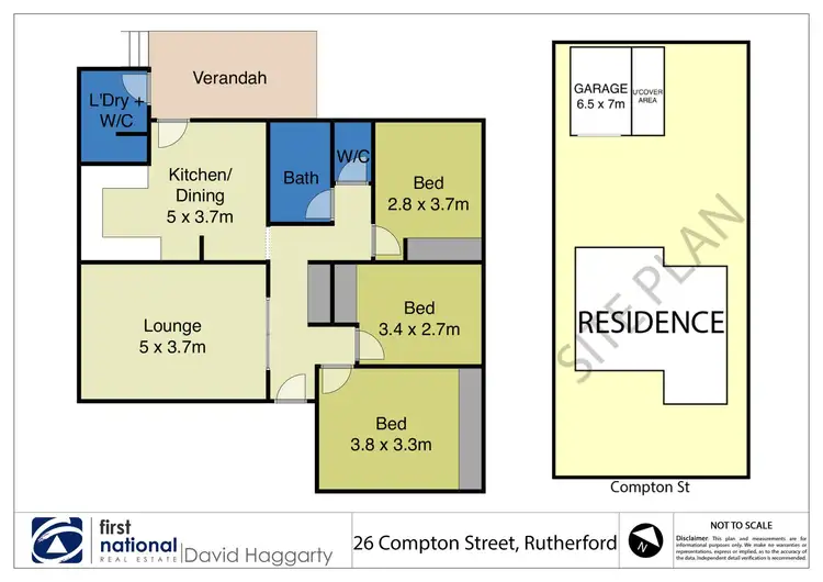 Floorplan of Homely house listing, 26 Compton Street, Rutherford NSW 2320