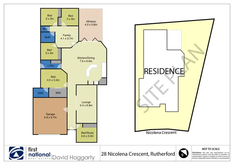 Floorplan of Homely house listing, 28 Nicolena Crescent, Rutherford NSW 2320