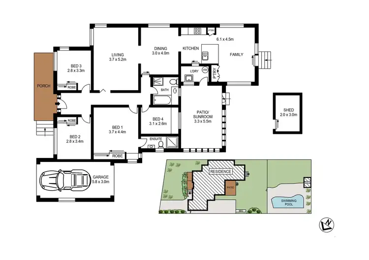 Floorplan of Homely house listing, 10 Kimberley Road, Carlingford NSW 2118