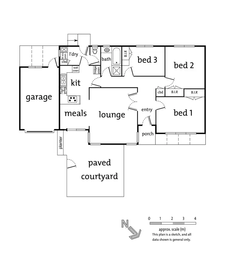 Floorplan of Homely unit listing, 3/17 Nursery Road, Croydon VIC 3136
