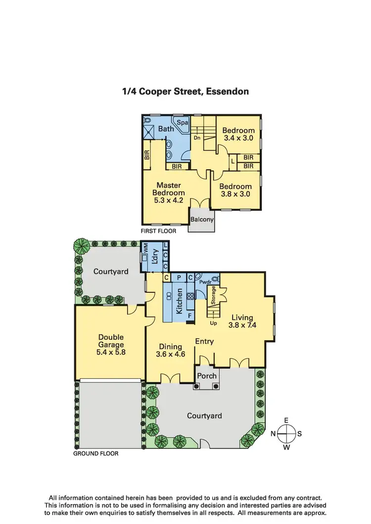 Floorplan of Homely house listing, 1/4 Cooper Street, Essendon VIC 3040