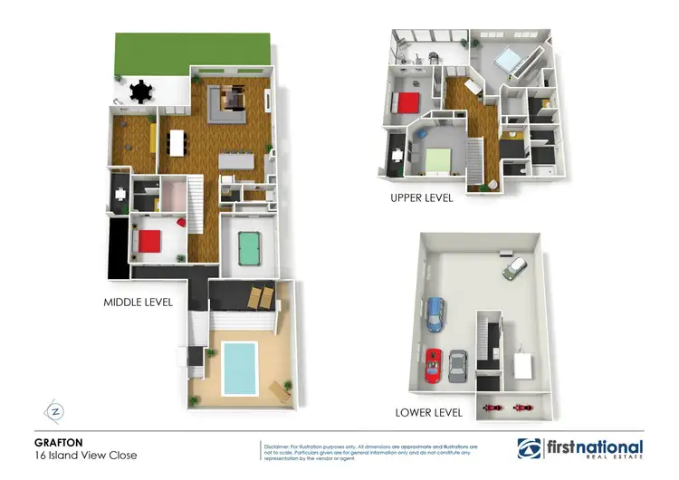 Floorplan of Homely house listing, 16 Islandview Close, Grafton NSW 2460
