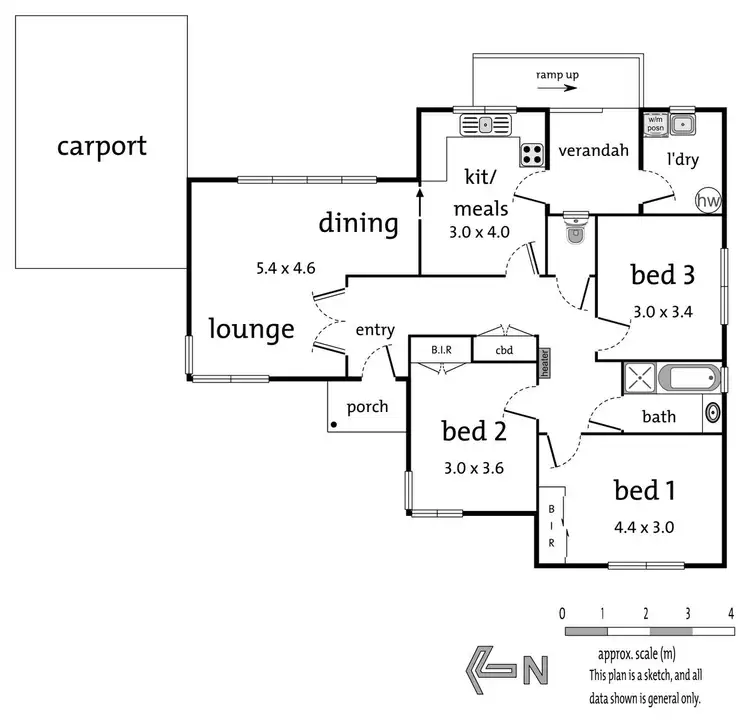 Floorplan of Homely house listing, 25 Morinda Street, Ringwood East VIC 3135
