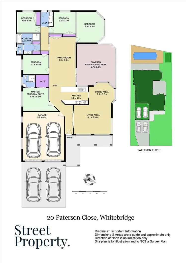 Floorplan of Homely house listing, 20 Paterson Close, Whitebridge NSW 2290