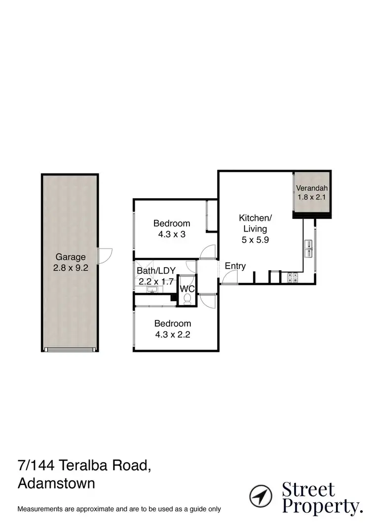 Floorplan of Homely apartment listing, 7/144 Teralba Road, Adamstown NSW 2289