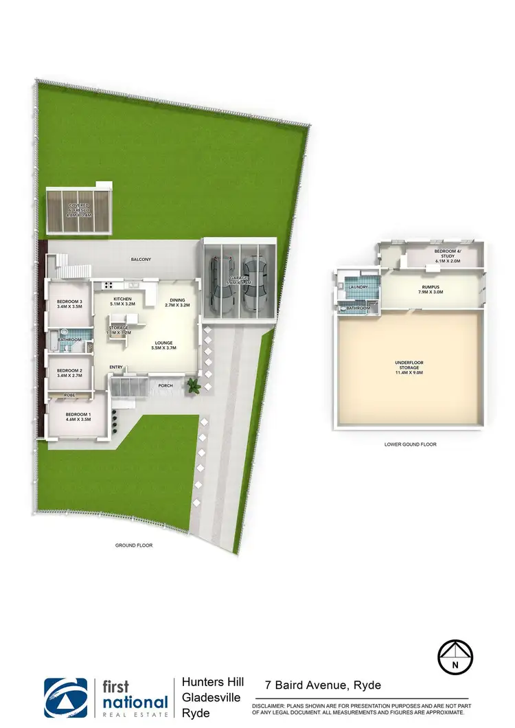 Floorplan of Homely house listing, 7 Baird Avenue, Ryde NSW 2112