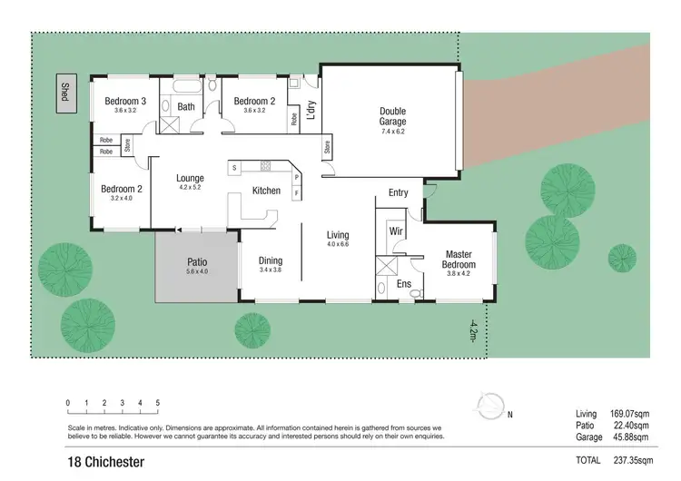 Floorplan of Homely house listing, 18 Chichester Avenue, Kirwan QLD 4817