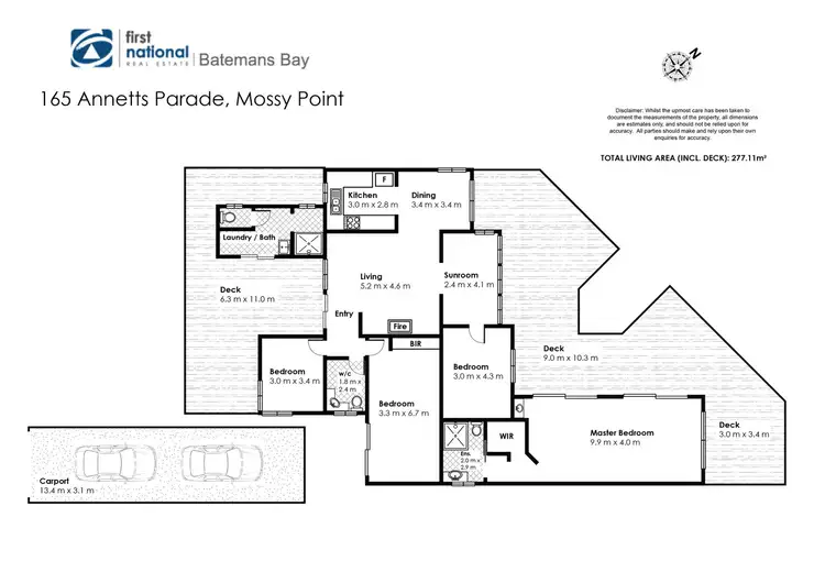 Floorplan of Homely house listing, 165 Annetts Parade, Mossy Point NSW 2537