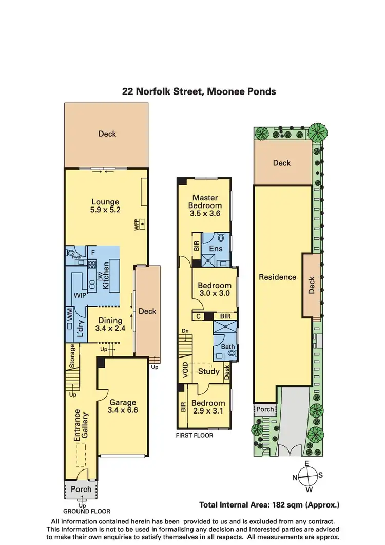 Floorplan of Homely house listing, 22 Norfolk Street, Moonee Ponds VIC 3039