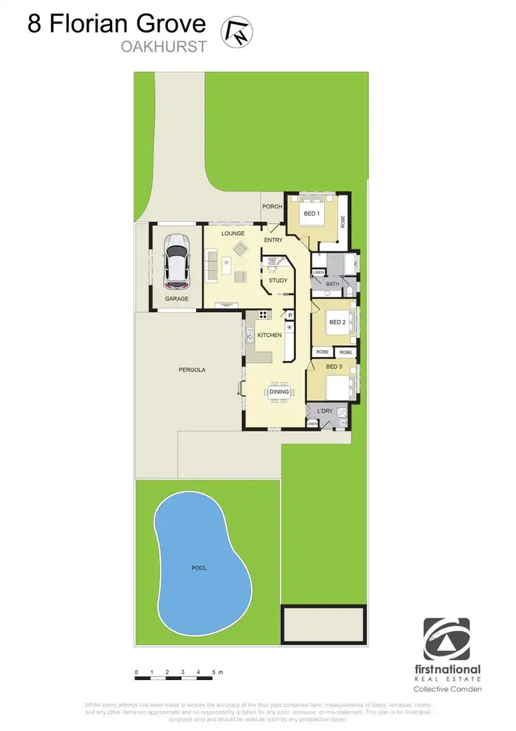 Floorplan of Homely house listing, 8 Florian Grove, Oakhurst NSW 2761