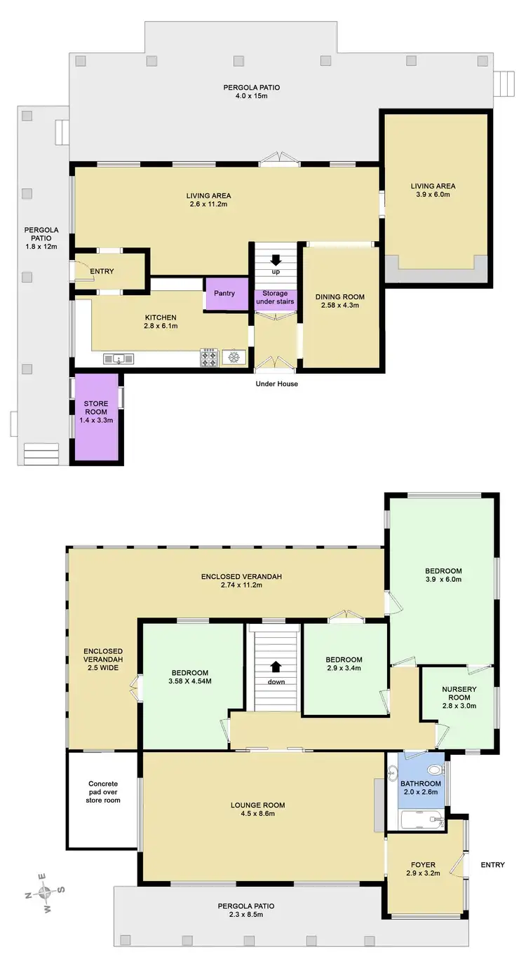 Floorplan of Homely rural property listing, 287 Wallsend Road, Cardiff Heights NSW 2285
