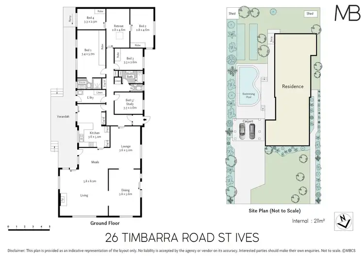 Floorplan of Homely house listing, 26 Timbarra Road, St Ives Chase NSW 2075