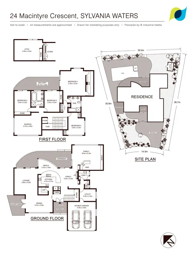 Floorplan of Homely house listing, 24 Macintyre Crescent, Sylvania Waters NSW 2224