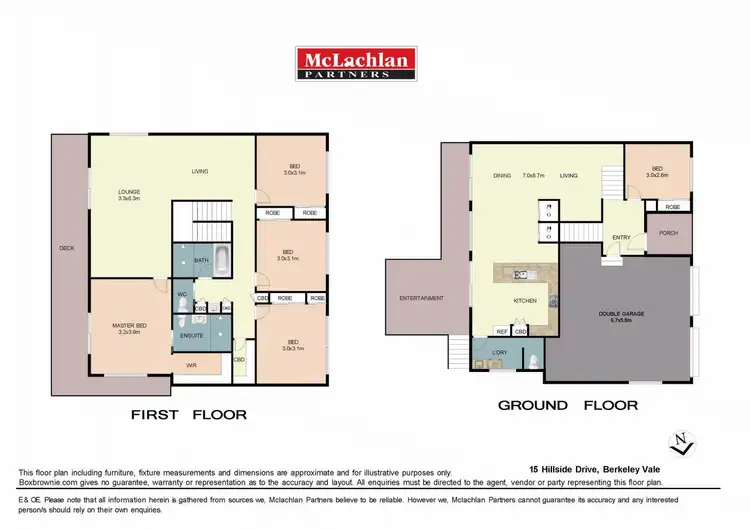 Floorplan of Homely house listing, 15 Hillside Drive, Berkeley Vale NSW 2261