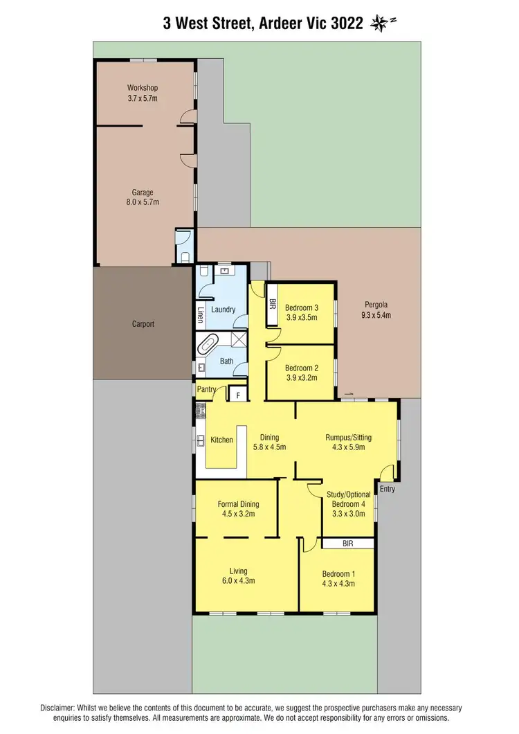 Floorplan of Homely house listing, 3 West Street, Ardeer VIC 3022