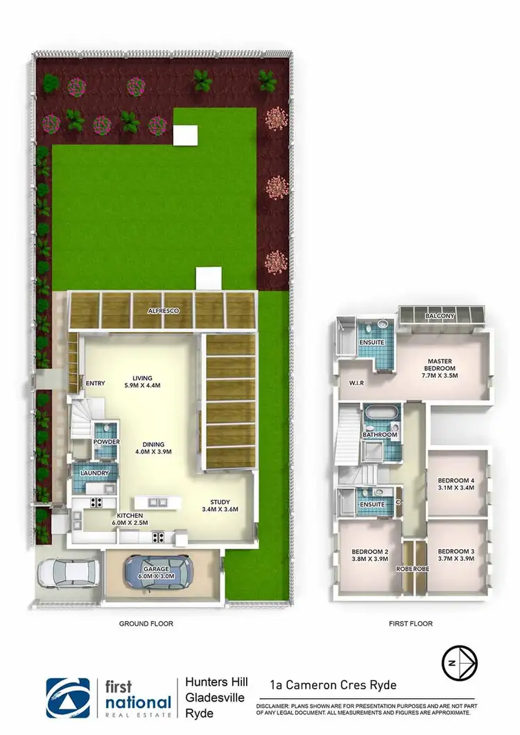 Floorplan of Homely house listing, 1a Cameron Crescent, Ryde NSW 2112