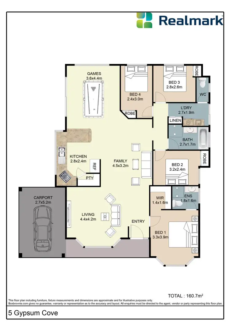 Floorplan of Homely house listing, 5 Gypsum Cove, Port Kennedy WA 6172