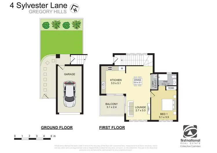 Floorplan of Homely studio listing, 4 Sylvester Lane, Gregory Hills NSW 2557