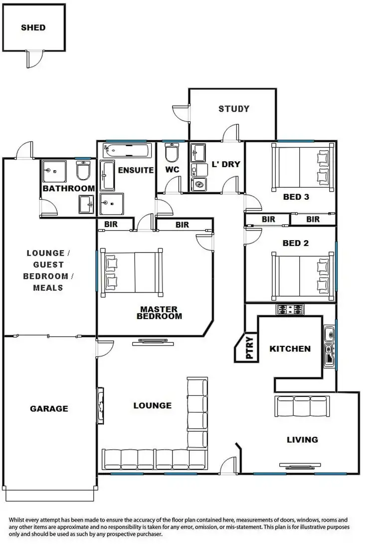 Floorplan of Homely house listing, 46 Franklin Avenue, Roxburgh Park VIC 3064