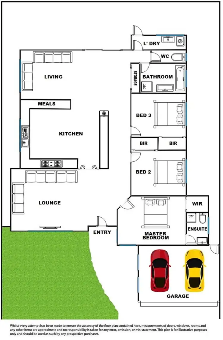 Floorplan of Homely house listing, 59 Rossiter Avenue, Roxburgh Park VIC 3064