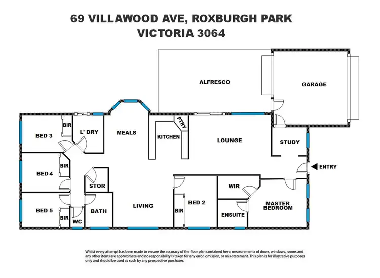 Floorplan of Homely house listing, 69 Villawood Avenue, Roxburgh Park VIC 3064