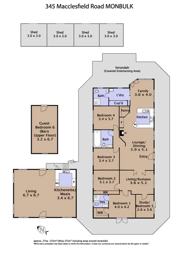Floorplan of Homely house listing, 345 Macclesfield Road, Monbulk VIC 3793