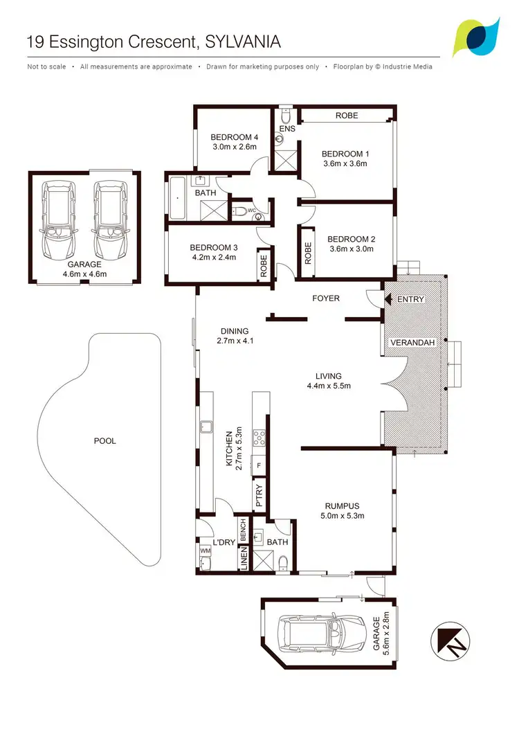 Floorplan of Homely house listing, 19 Essington Crescent, Sylvania NSW 2224