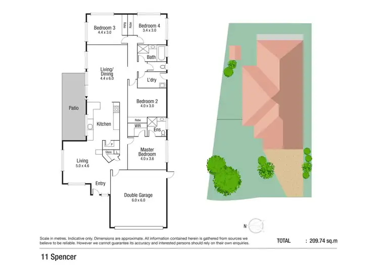 Floorplan of Homely house listing, 11 Spencer Avenue, Kirwan QLD 4817