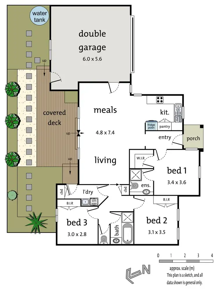 Floorplan of Homely unit listing, 2/13 Hedge End Road, Mitcham VIC 3132