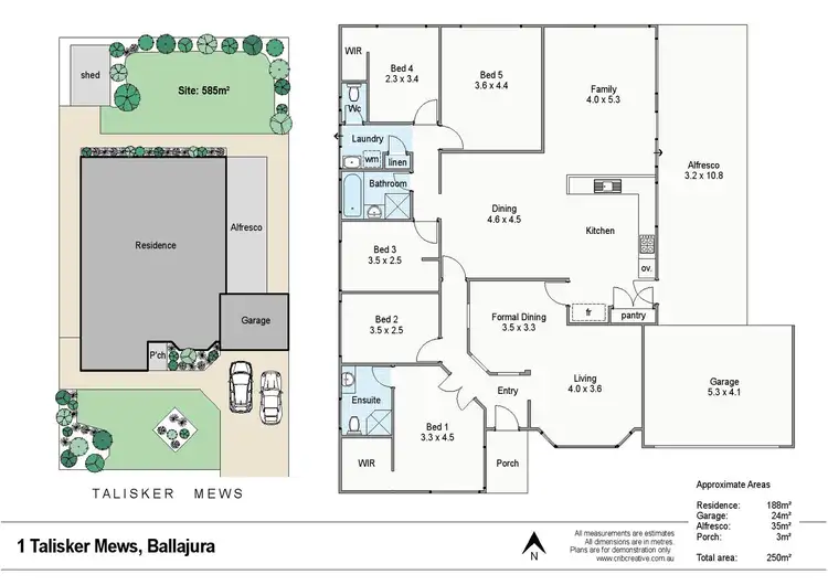 Floorplan of Homely house listing, 1 Talisker Mews, Ballajura WA 6066