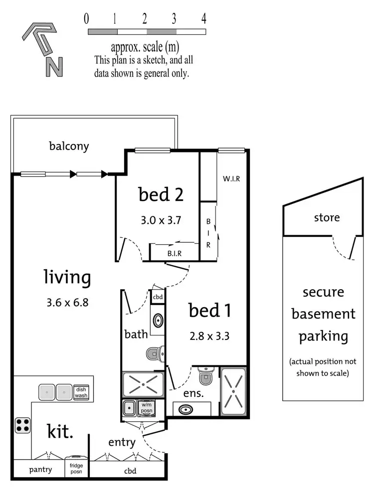 Floorplan of Homely apartment listing, 506/5 Sovereign Point Court, Doncaster VIC 3108