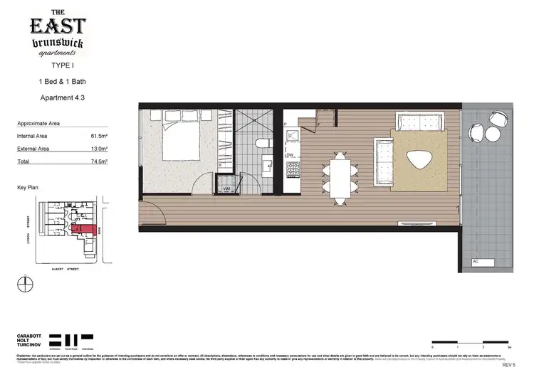 Floorplan of Homely apartment listing, 403/294 Lygon Street, Brunswick East VIC 3057