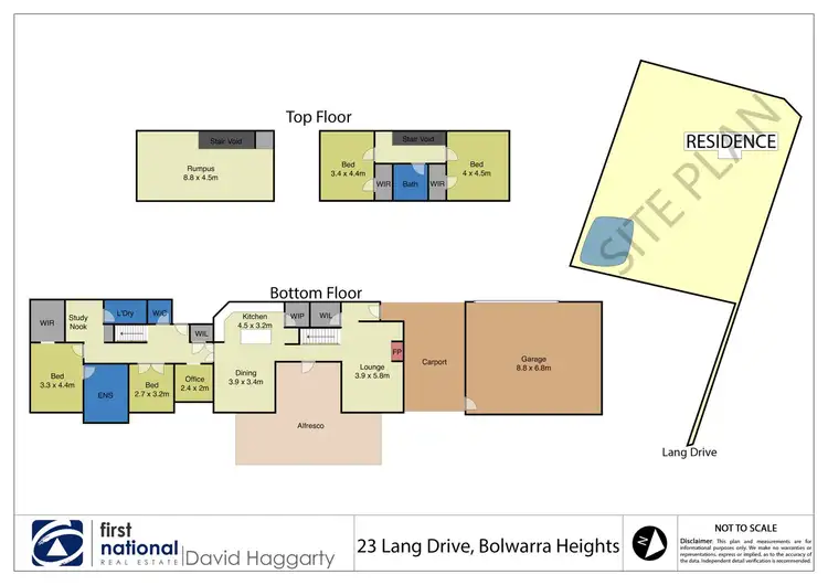 Floorplan of Homely rural property listing, 23 Lang Drive, Bolwarra Heights NSW 2320