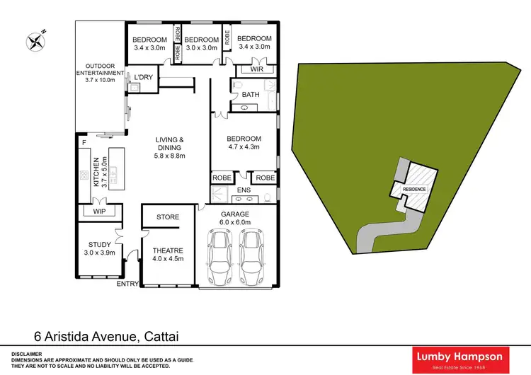Floorplan of Homely house listing, 6 Aristida Avenue, Cattai NSW 2756