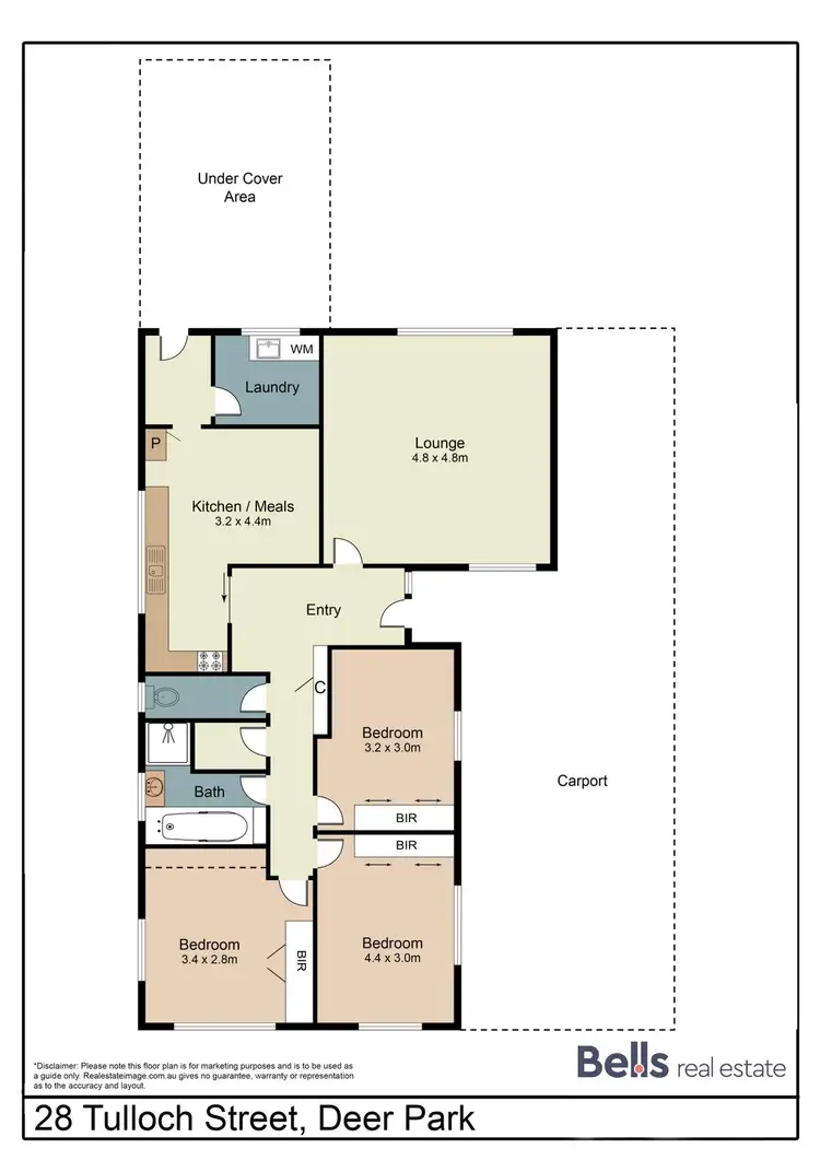 Floorplan of Homely house listing, 28 Tulloch Street, Deer Park VIC 3023