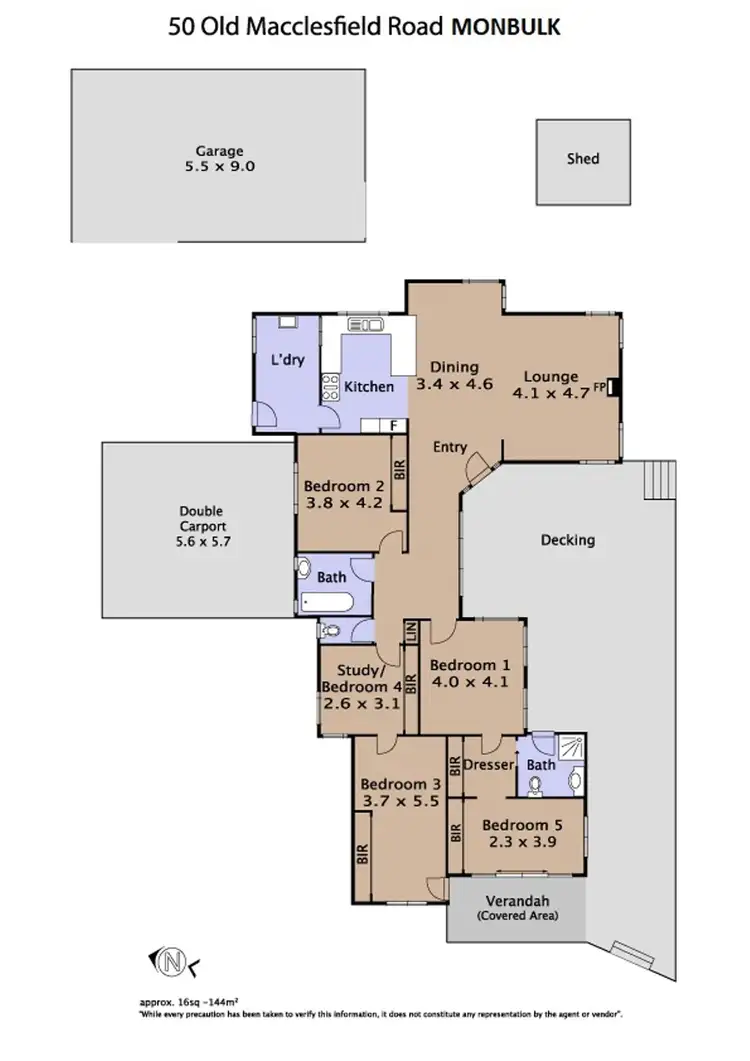 Floorplan of Homely house listing, 50 Old Macclesfield Road, Monbulk VIC 3793