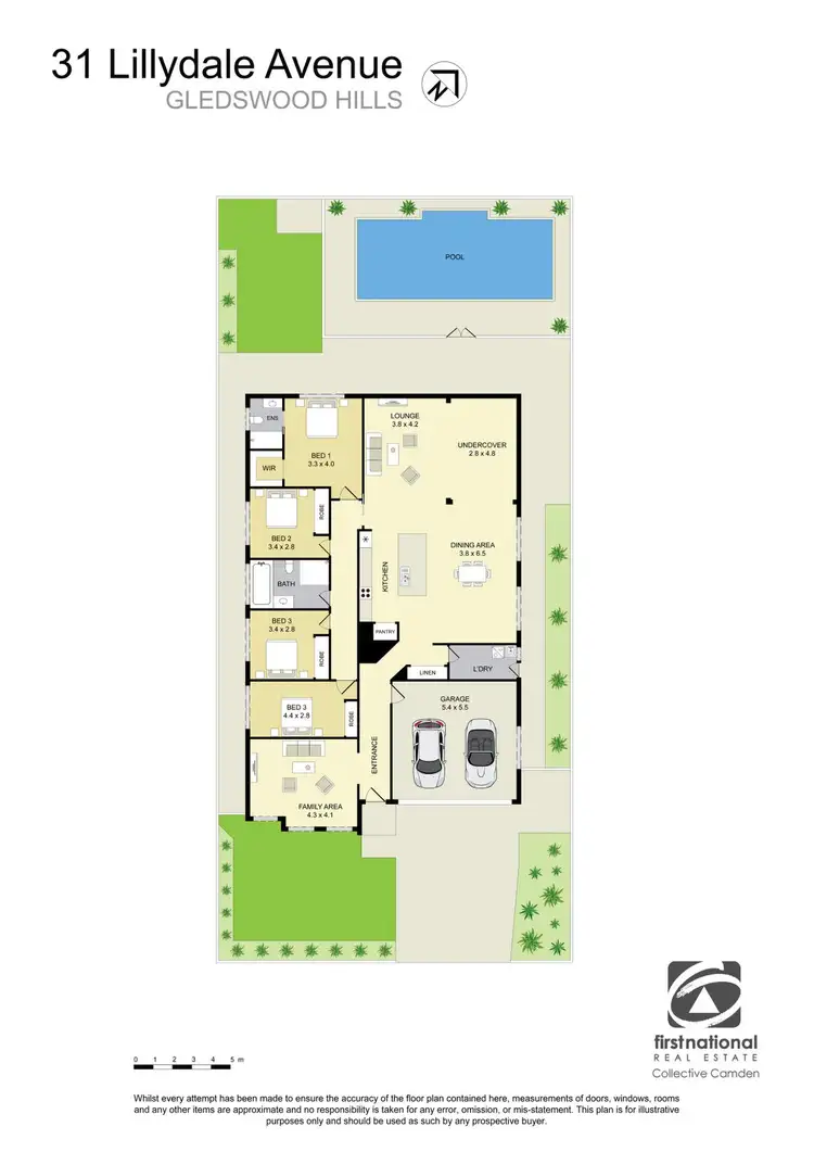 Floorplan of Homely house listing, 31 Lillydale Avenue, Gledswood Hills NSW 2557