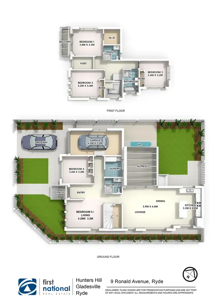 Floorplan of Homely house listing, 9 Ronald Avenue, Ryde NSW 2112