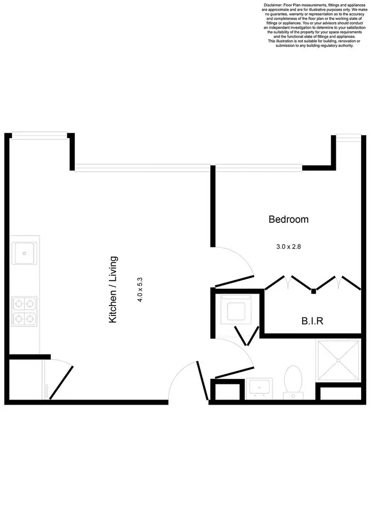 Floorplan of Homely apartment listing, 1503/58 Clarke Street, Southbank VIC 3006
