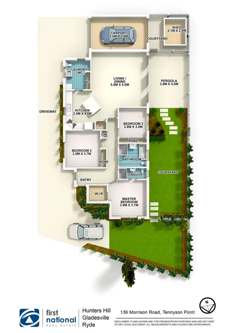 Floorplan of Homely house listing, 136 Morrison Road, Tennyson Point NSW 2111