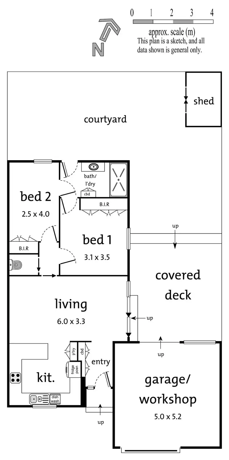 Floorplan of Homely unit listing, 3/82 Mount View Parade, Croydon VIC 3136