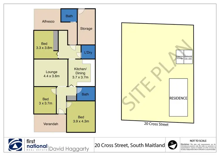 Floorplan of Homely house listing, 20 Cross Street, South Maitland NSW 2320