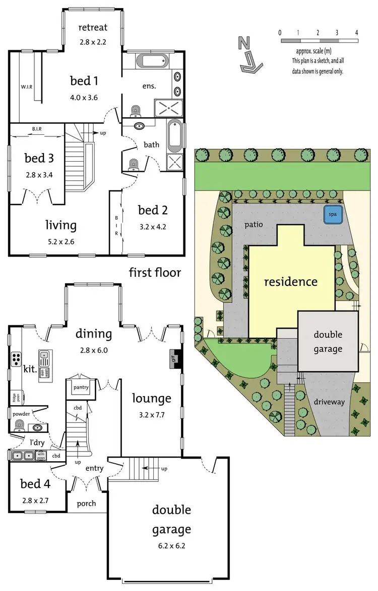 Floorplan of Homely house listing, 38 Bridget Court, Warranwood VIC 3134